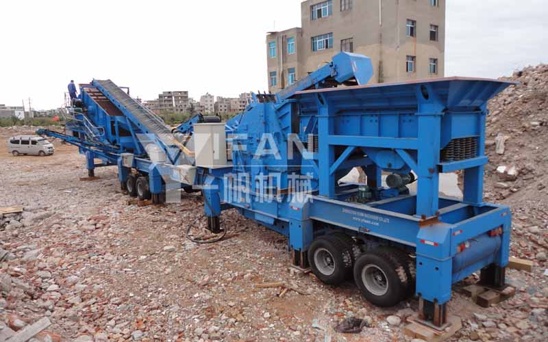 安徽芜湖成功引进一帆建筑废弃物处理设备进行生产